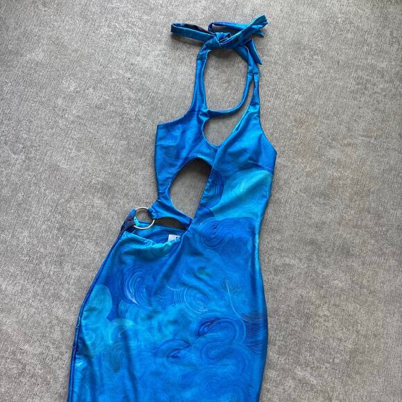 Farai London Blue Maxi Dress - Picture 2 of 7